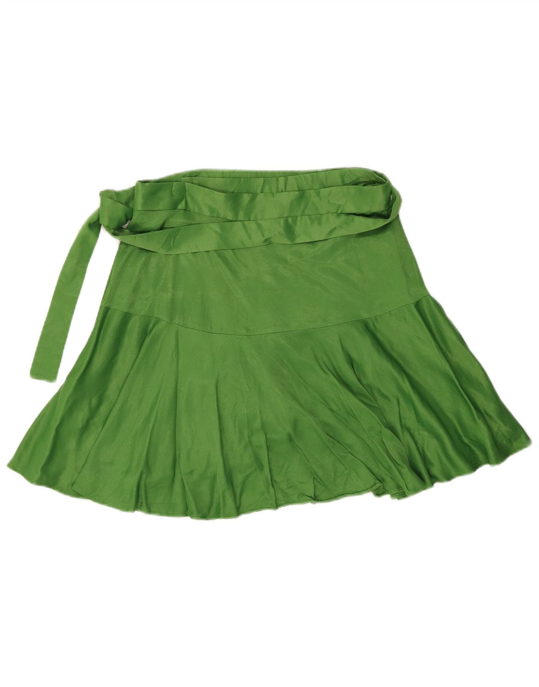 Fusta Mini Wrap Femei Zara Small W26 Green Viscose