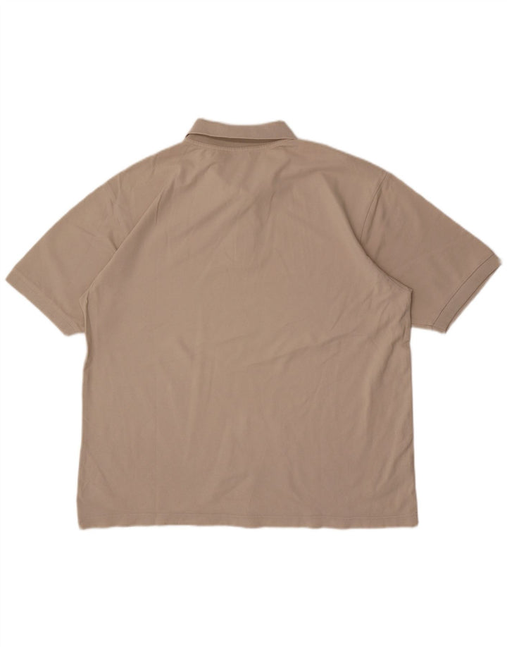 Cămașă polo pentru bărbați Kappa 2XL bumbac bej