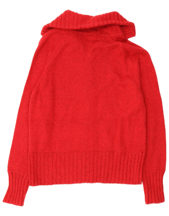 Pulover cardigan pentru femei Marks & Spencer UK 16 mare bumbac roșu