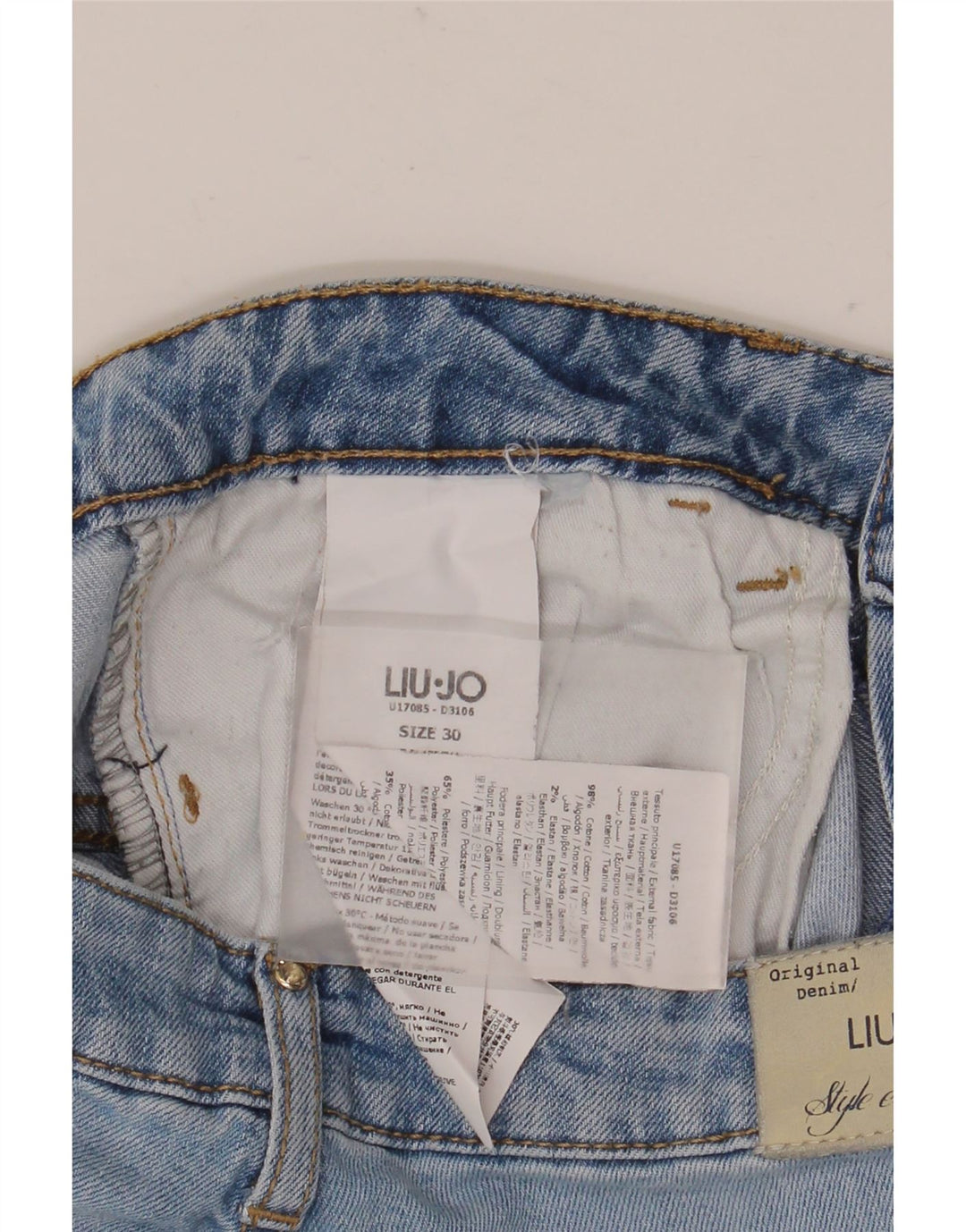 Blugi Bootcut Liu Jo pentru femei W30 L26 Bumbac albastru