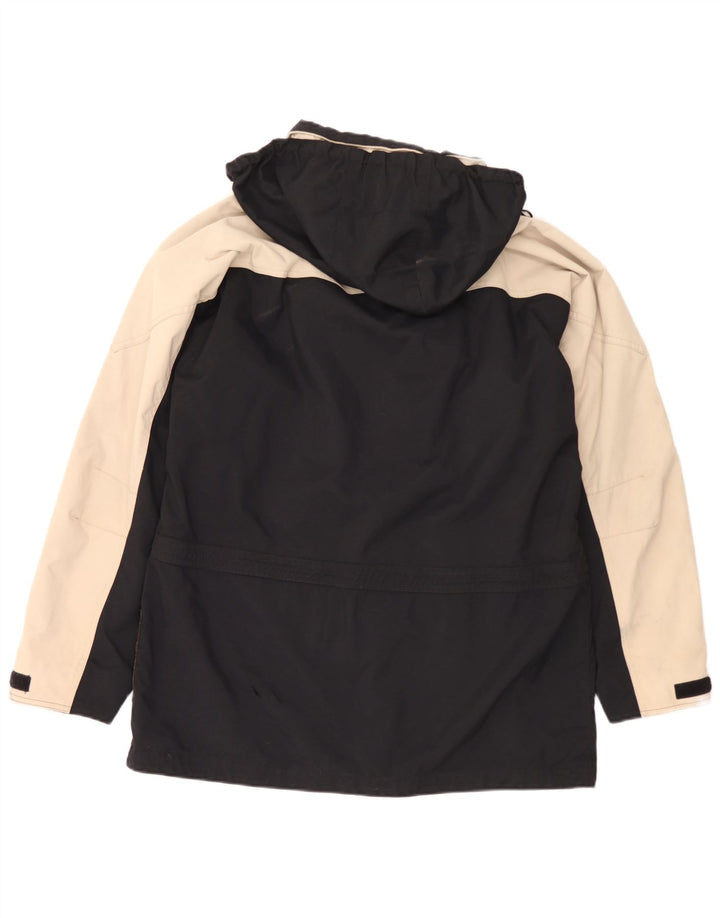 Jachetă de vânt cu glugă pentru bărbați Camel Active UK 38 Medium Black Colorblock
