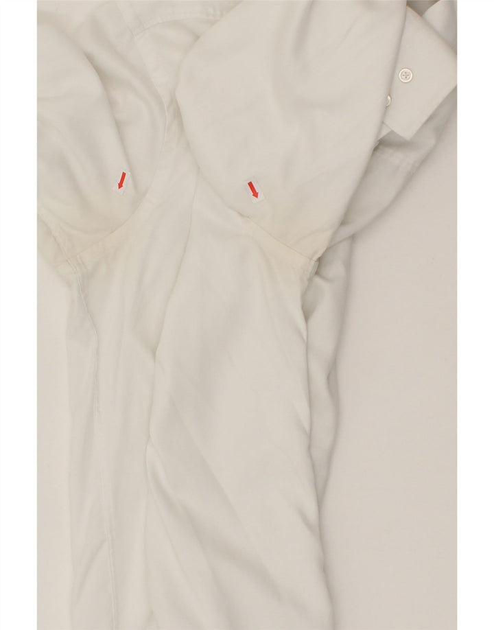 Cămașă pentru bărbați HUGO BOSS Slim Fit Mărimea 41 Bumbac alb mediu