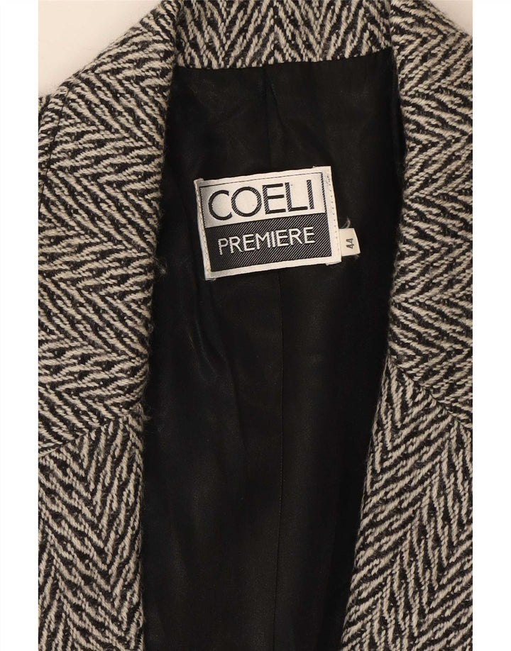 Jachetă Coeli Premiere pentru femei, cu 2 nasturi, IT 44 Gri Medium Herringbone