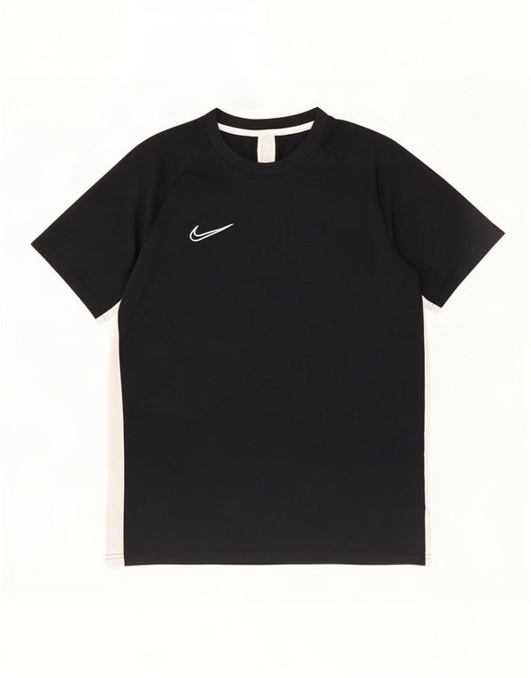 Tricou pentru bărbați Nike Dri Fit Top mare, negru, poliester color bloc