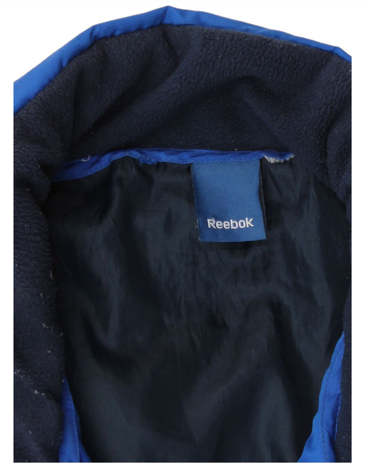 Jachetă căptușită pentru bărbați Reebok UK 42 XL poliester albastru