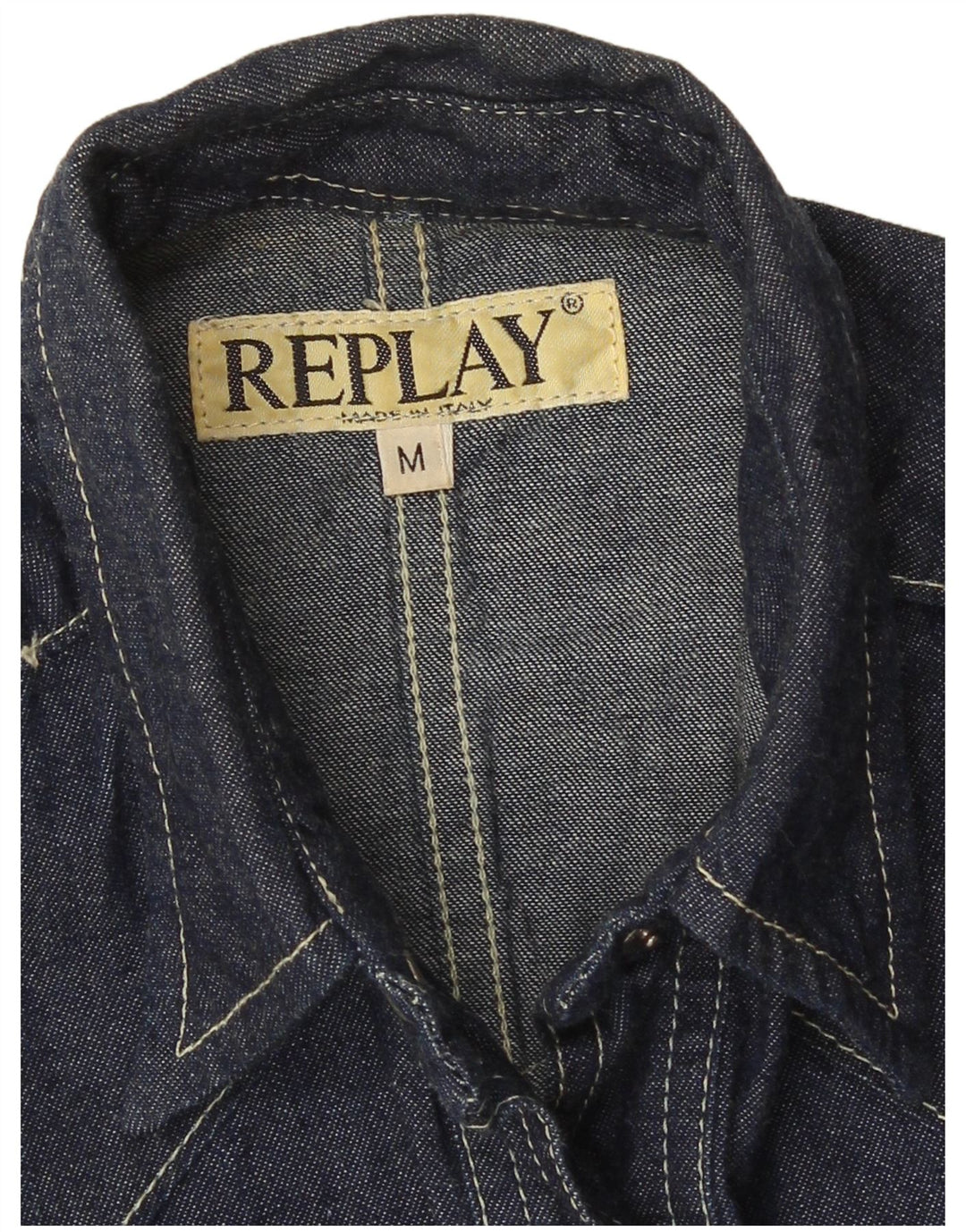 Cămașă din blugi pentru femei REPLAY UK 12 Medium Bleumarin