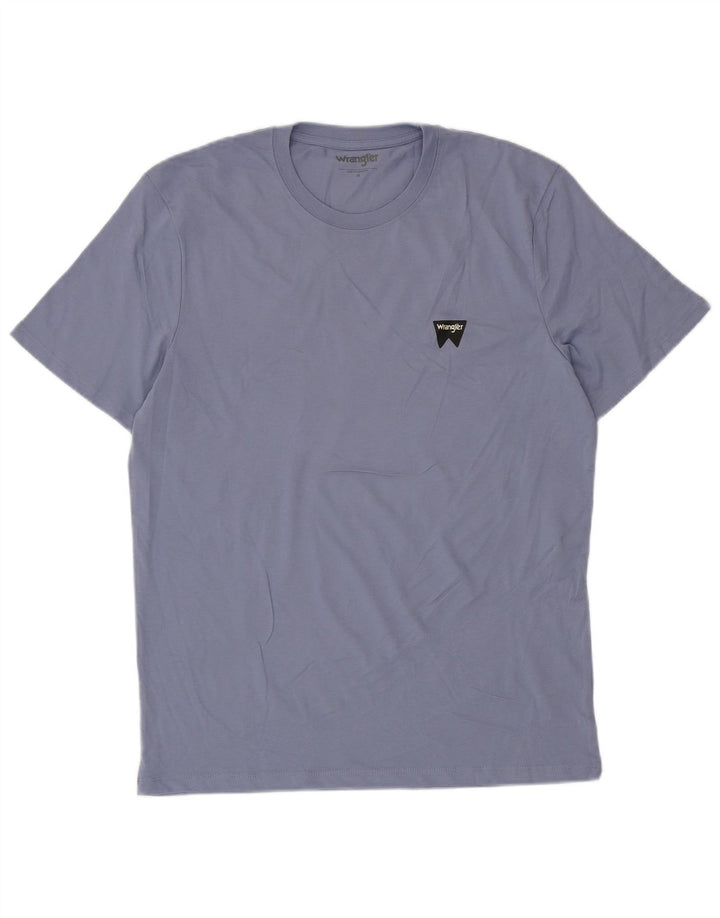 Tricou pentru bărbați WRANGLER Top Medium Blue Bumbac
