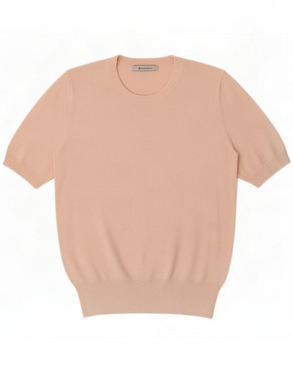 Zara Bluză cu mânecă scurtă pentru femei UK 10 Small Pink
