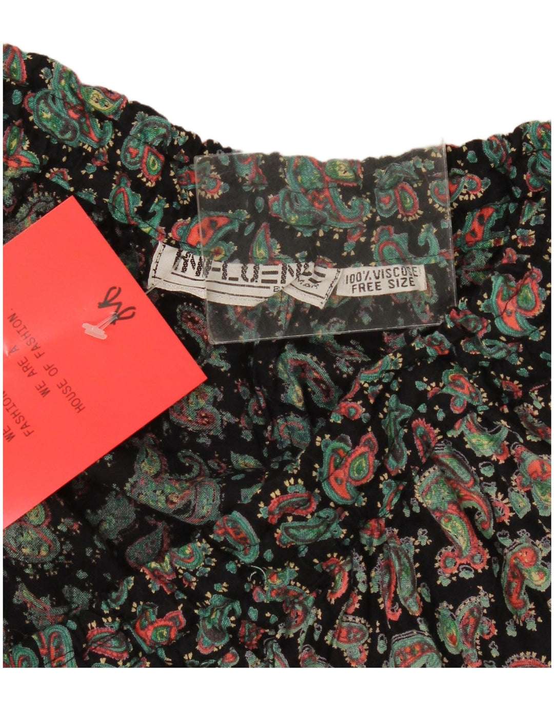 Pantaloni Harem Vintage pentru Damă Mărimea Unică L36 L28 Multicolor Paisley