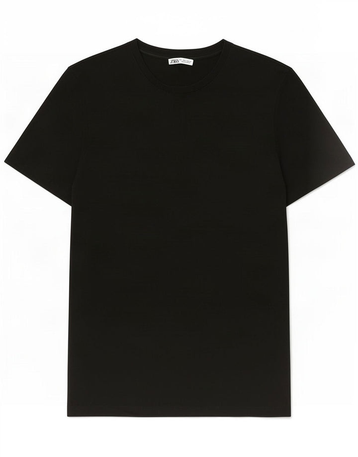 Tricou pentru bărbați Zara Top Mediu Negru
