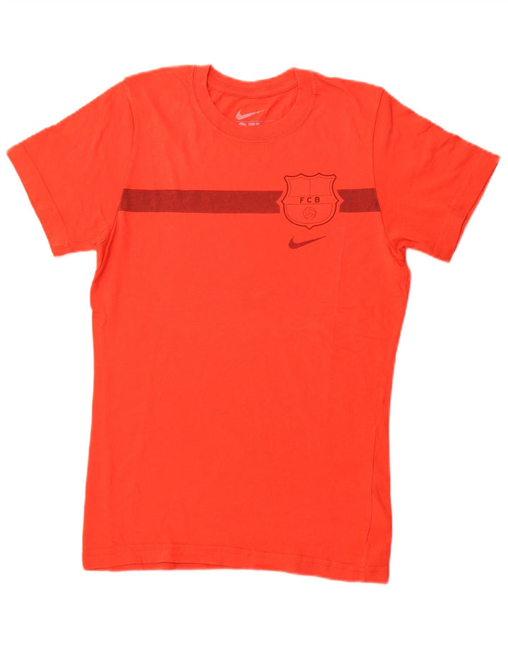 NIKE bărbați FCB mic roșu colorblock sport din bumbac