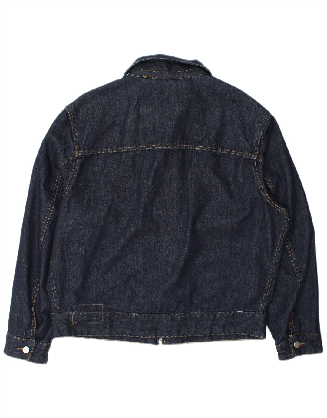 Jachetă de blugi pentru bărbați Zara UK 42 XL Bleumarin Poliester