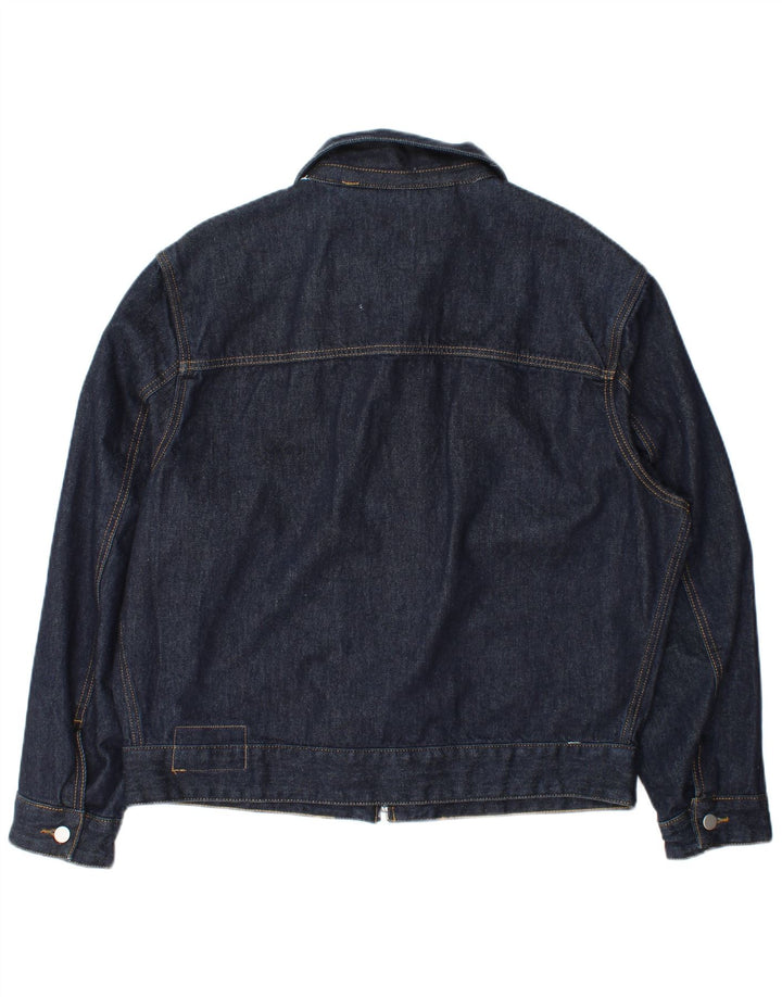Jachetă de blugi pentru bărbați Zara UK 42 XL Bleumarin Poliester