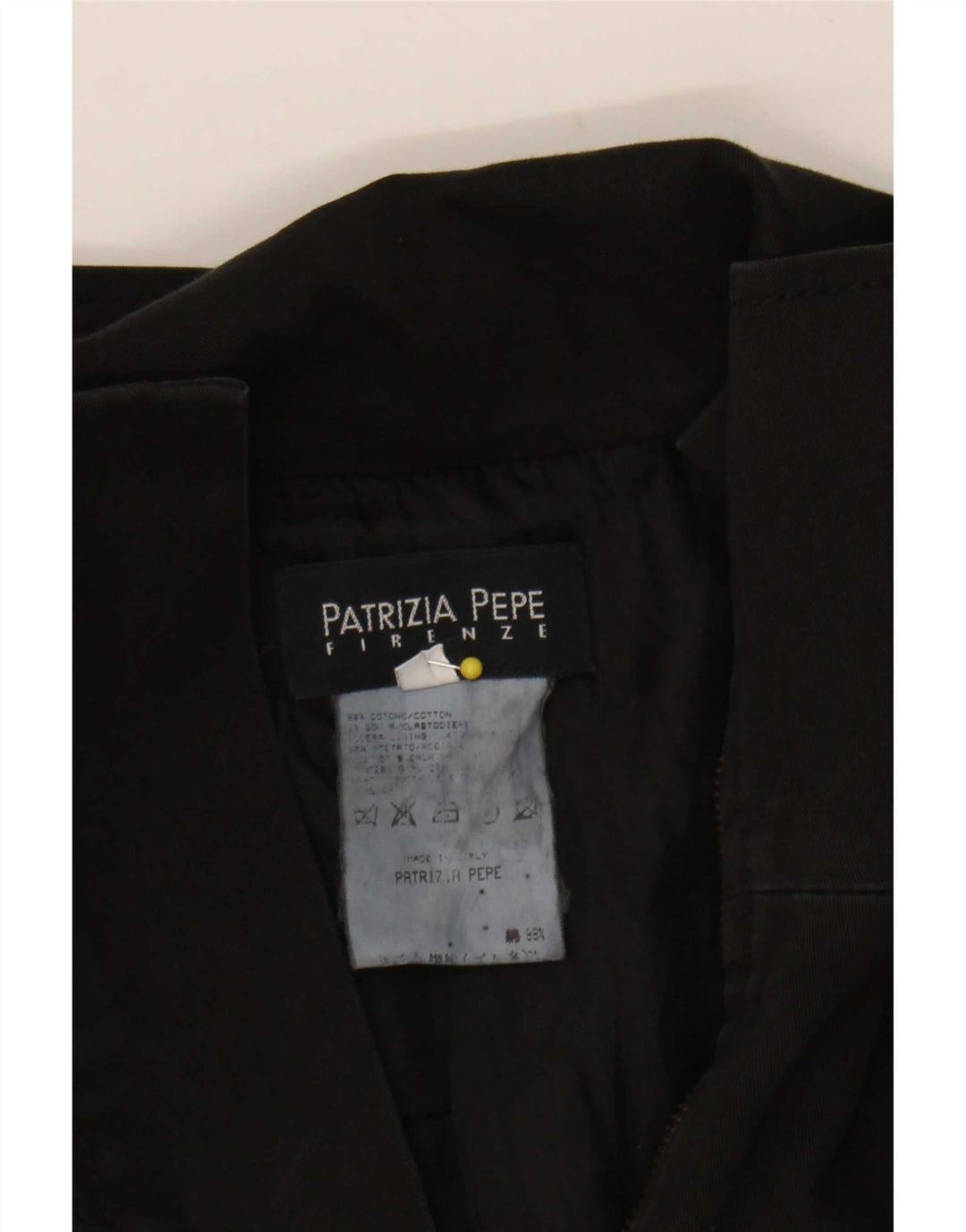 Patrizia Pepe Jachetă Militară Femei IT 42 Bumbac Negru Mediu
