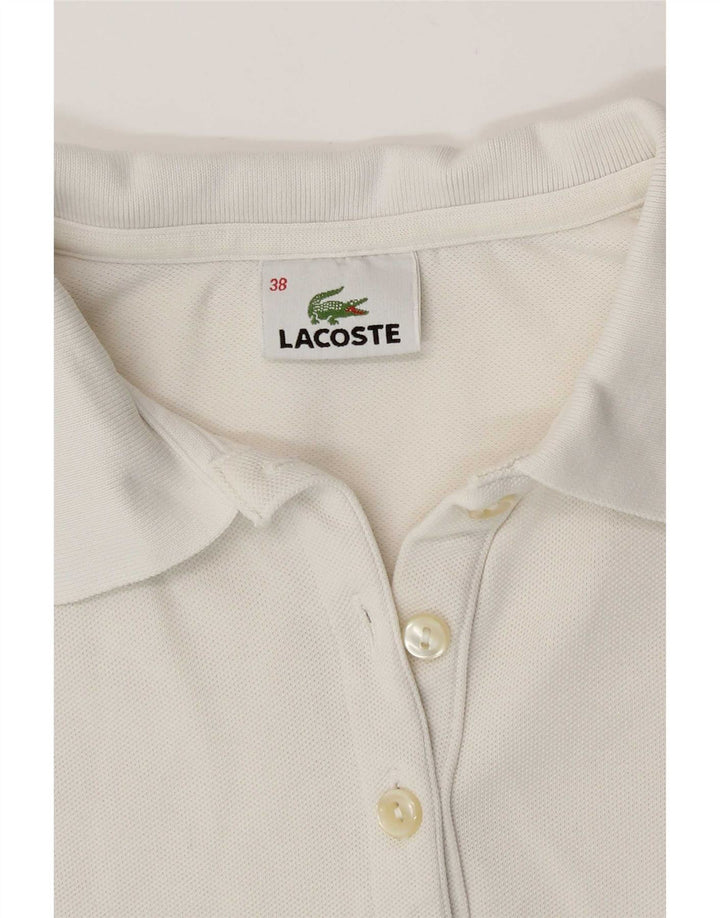Tricou polo pentru femei Lacoste Mărimea 38 Medium White