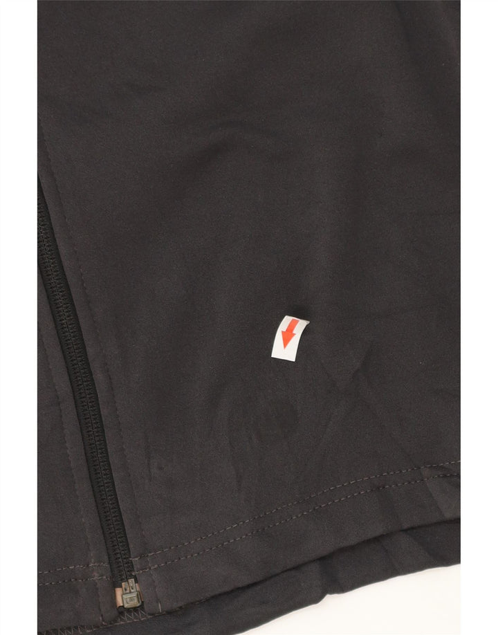Jachetă de trening pentru bărbați THE NORTH FACE, din poliester color bloc, gri mediu