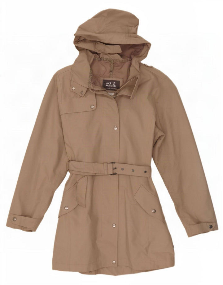 Trenci cu glugă pentru femei Jack Wolfskin UK 8/10 Poliester mic bej