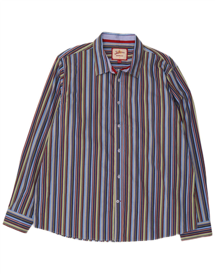 Cămașă pentru bărbați Joe Browns XL, bumbac cu dungi multicolore