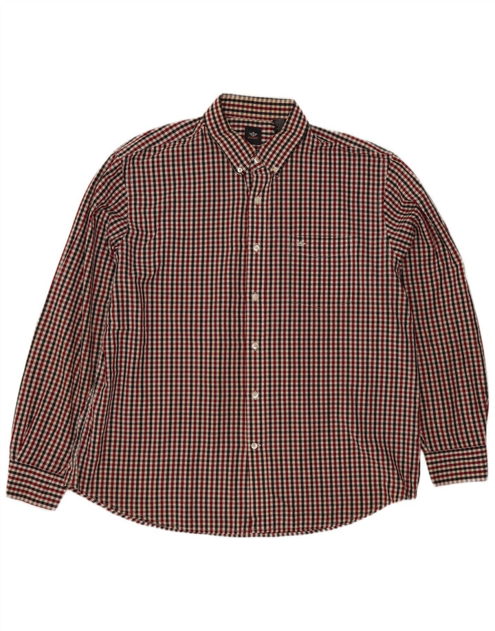 Cămașă Dockers pentru bărbați, XL, roșu, bumbac