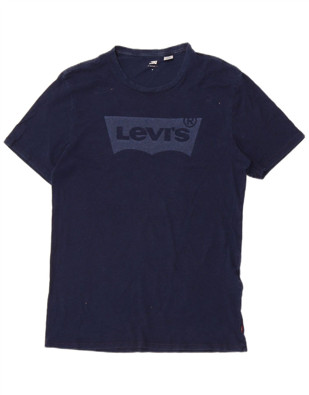 Tricou grafic pentru bărbați Levi's Top mediu din bumbac bleumarin