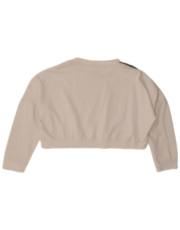 Pulover oversize Lotto pentru femei Crop Pulover UK 20 2XL Bumbac alb