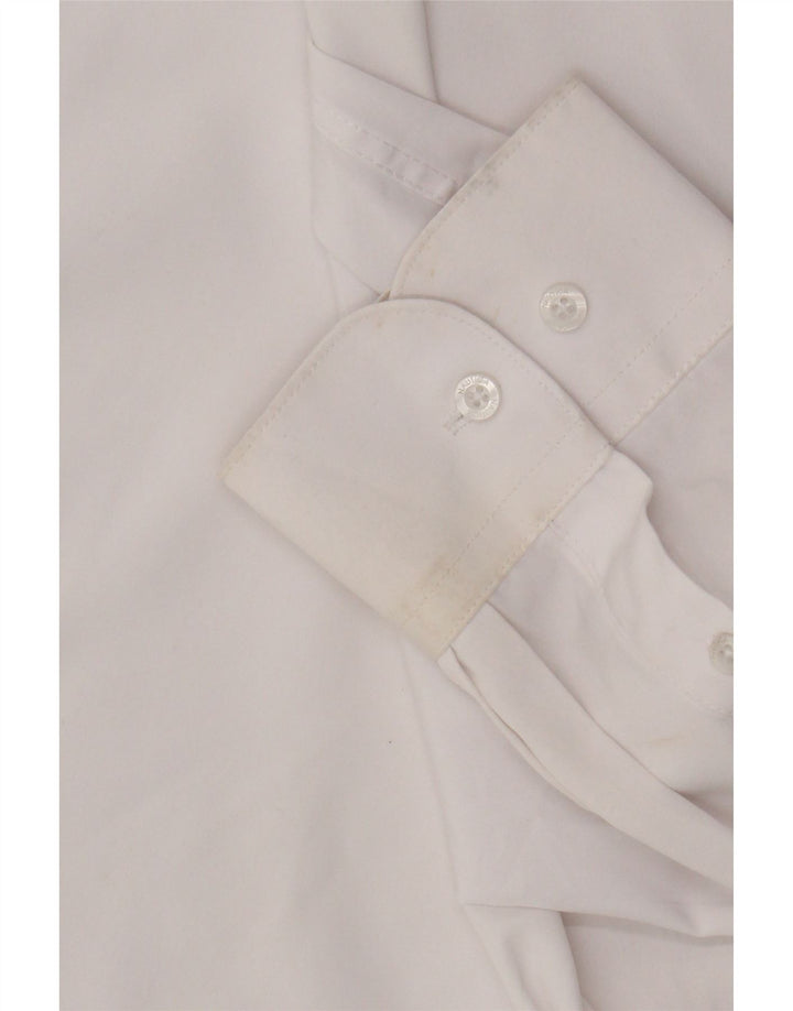 Cămașă Nautica pentru bărbați Slim Fit Mărimea 17 1/2 XL Poliester alb
