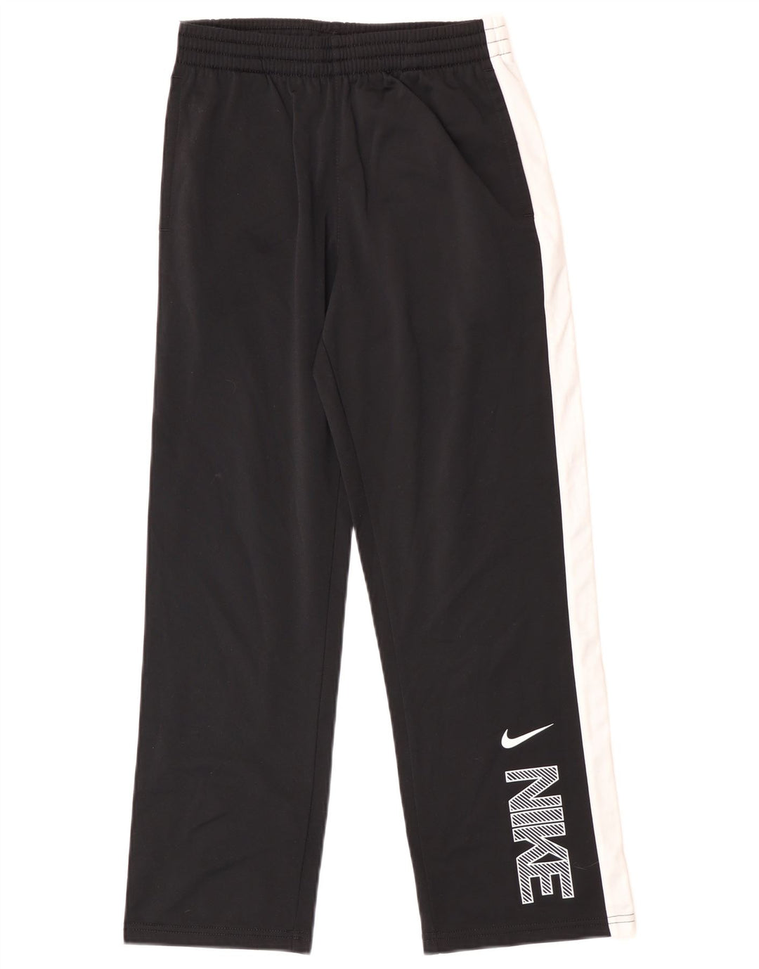 Pantaloni de trening Nike pentru băieți grafic 10-11 ani, mediu negru, color block