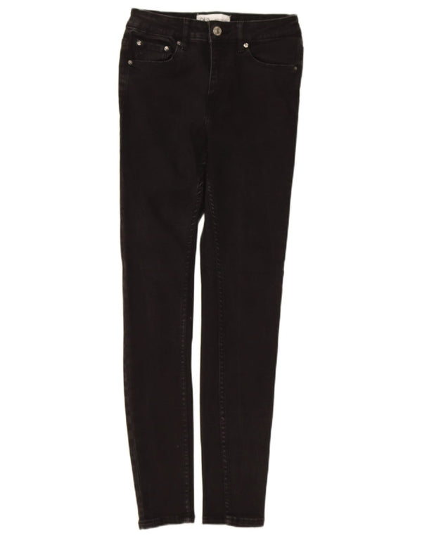 Blugi skinny dama Zara EU 34 2XS L24 L27 bumbac negru