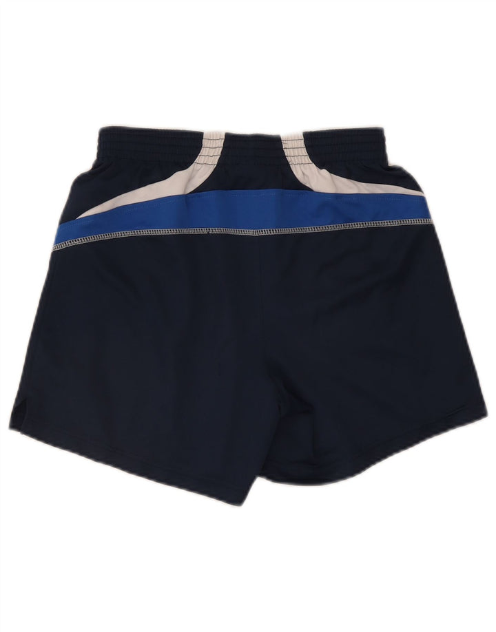 Pantaloni scurți sport Asics pentru bărbați, mici, albastru, poliester color bloc