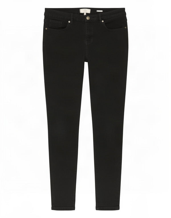 Fat Face blugi jegging pentru femei UK 16 mare W32 L27 bumbac negru