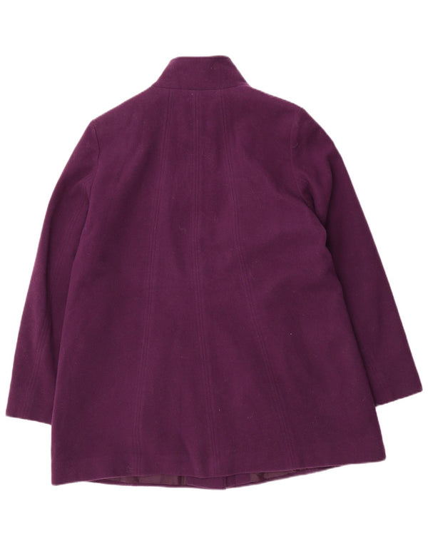 Pardesiu pentru femei Marks & Spencer UK 14 mare lână violet