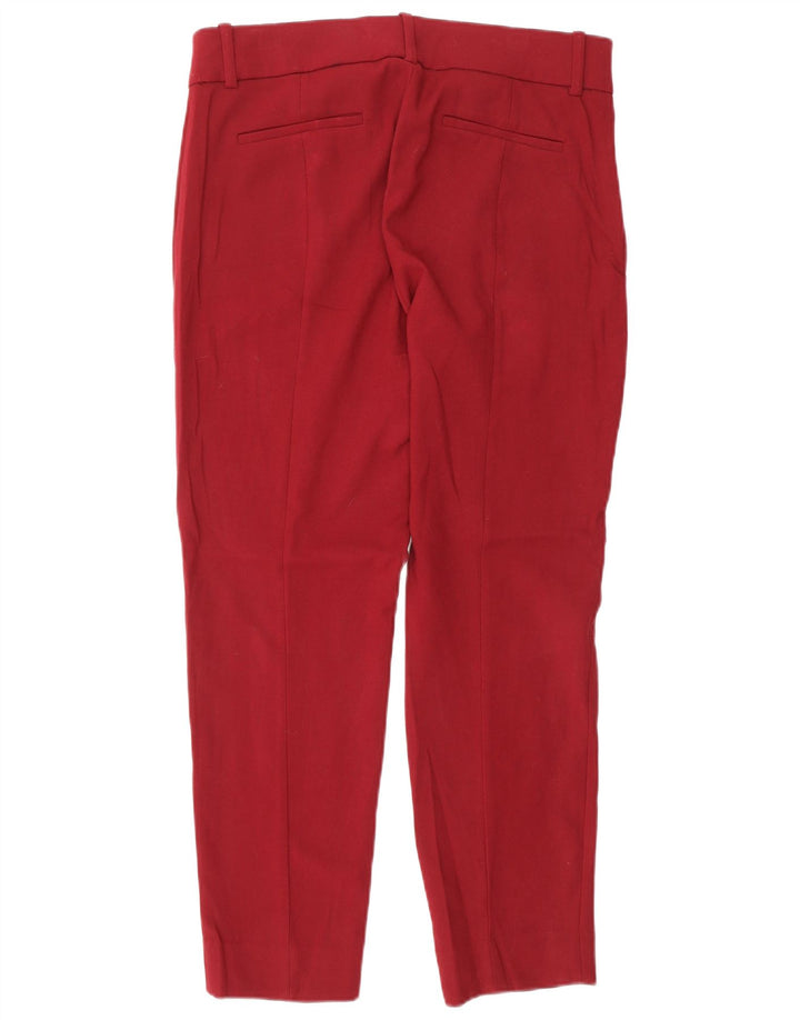 Pantaloni chino slim Cameron J. CREW pentru femei US 8 Medium W30 L27 Maroon