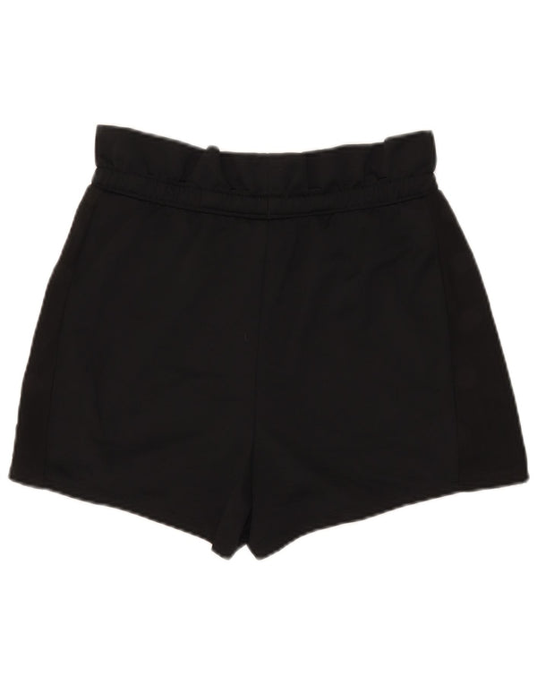 Pantaloni scurți sport cu talie înaltă Adidas pentru femei UK 10 Small Black