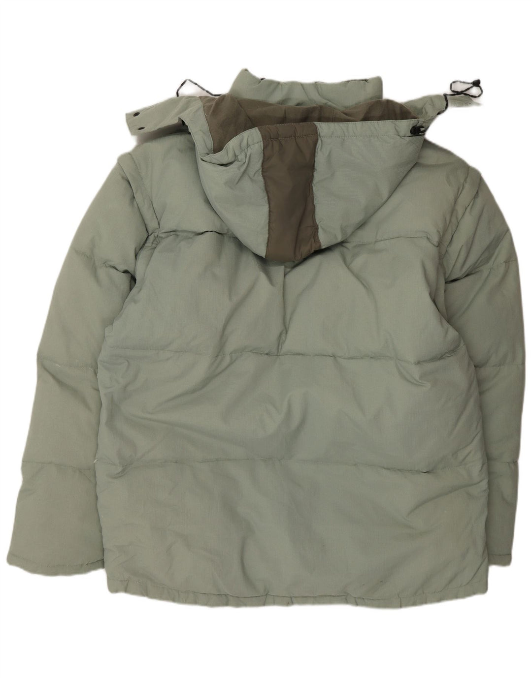 FILA Mens Hooded Padded Jacket UK 44 2XL Green Polyamide