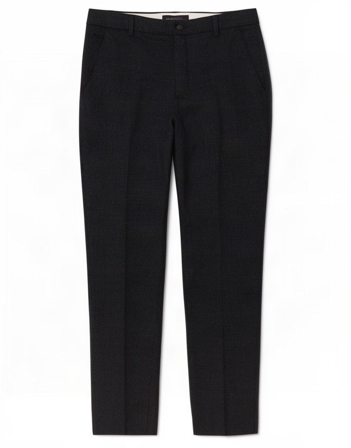 Marks & Spencer Pantaloni de costum pentru femei UK 12 Medium W32 L28 Bleumarin Check