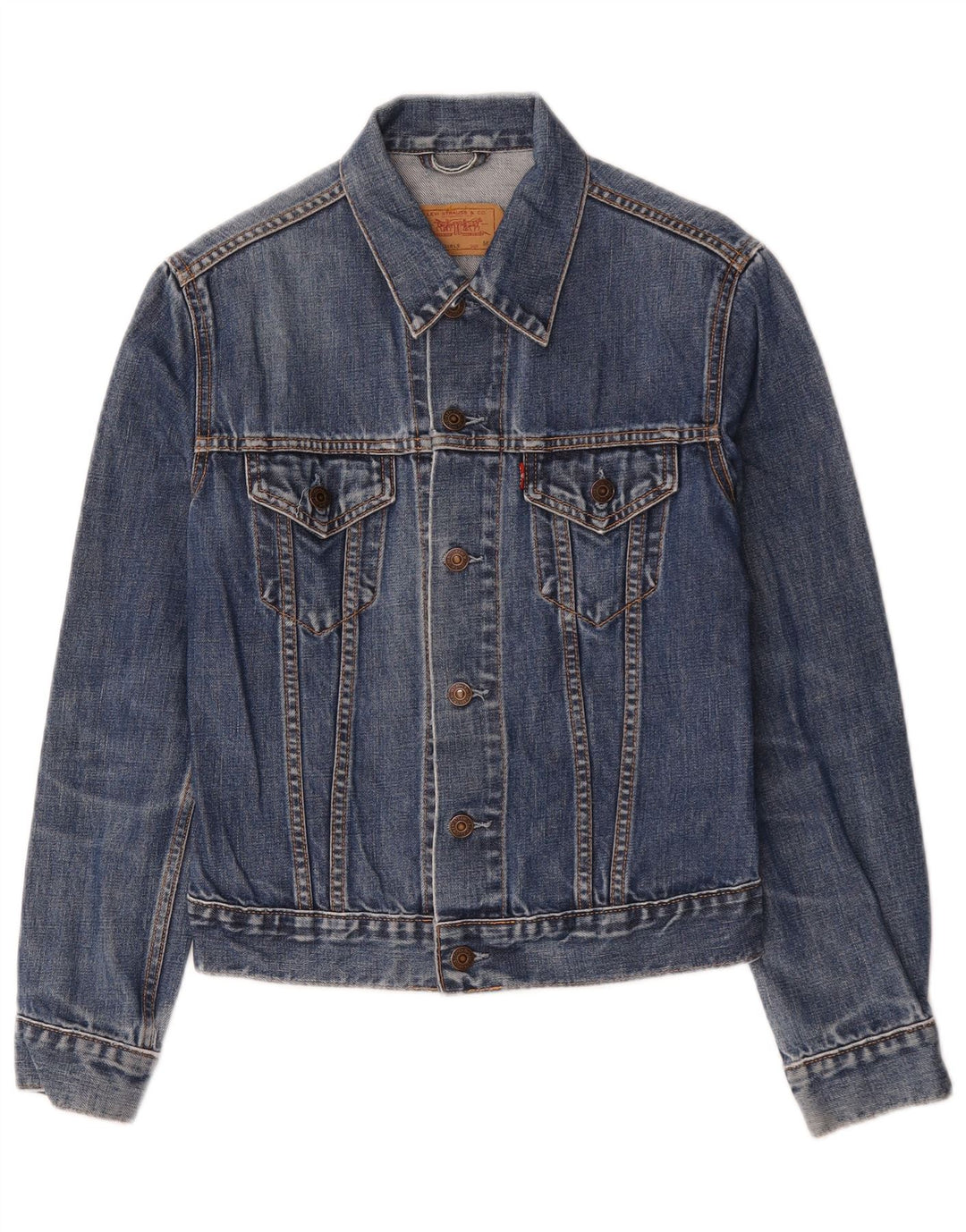 Geaca Levi's Fete Denim 11-12 Ani Bumbac Albastru Mediu