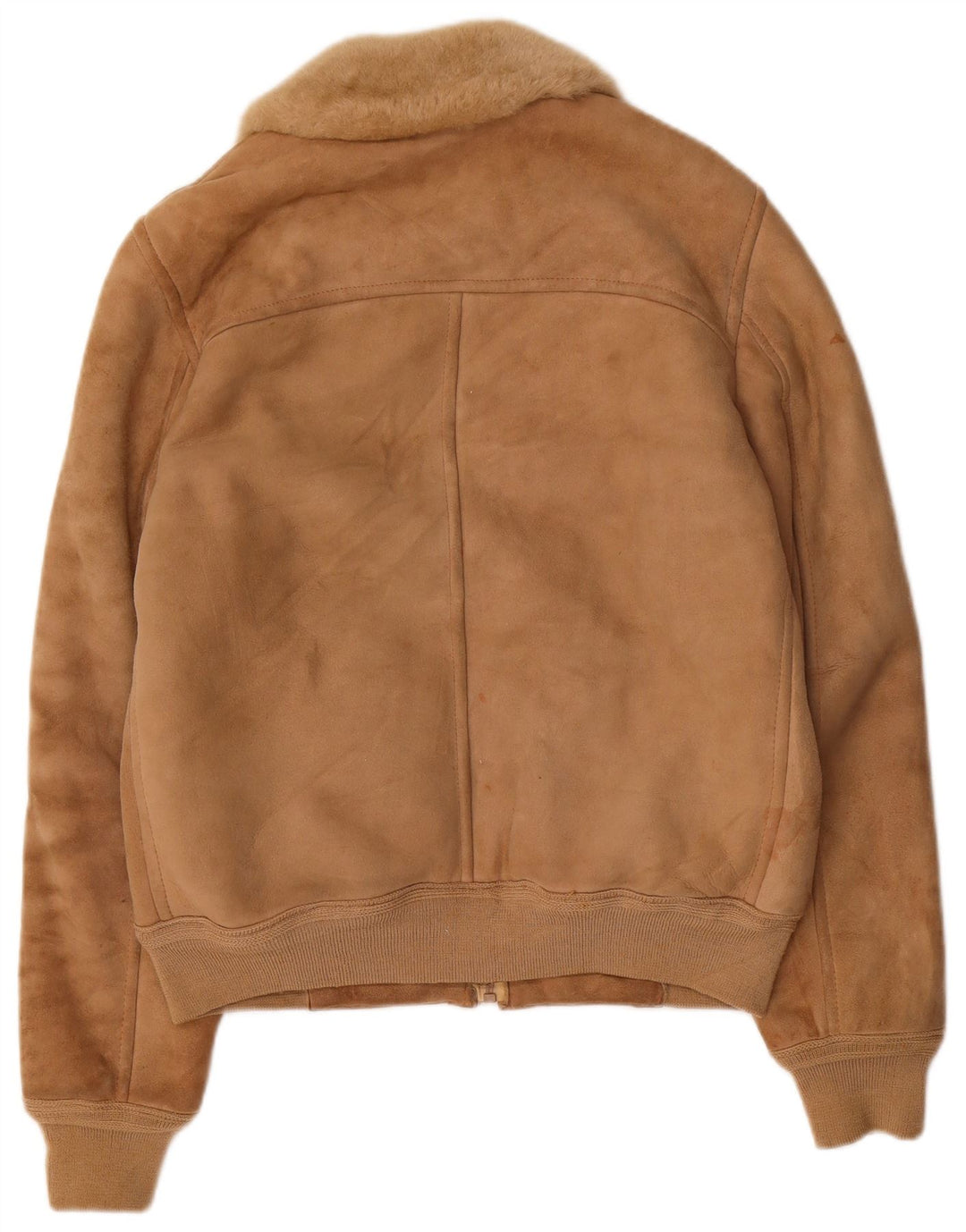 Jachetă din shearling pentru femei FIBOK UK 16 mare, maro, din shearling