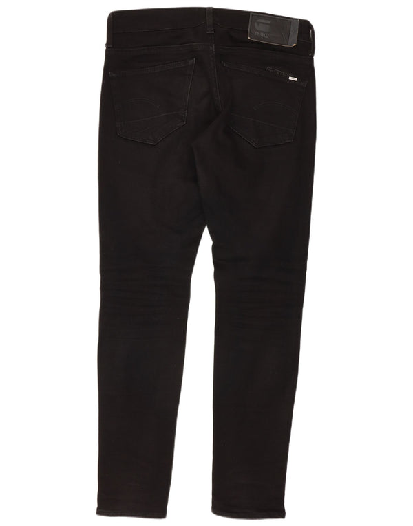 Blugi skinny G-Star 3301 pentru bărbați W28 L30 bumbac negru