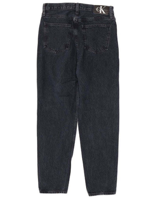 Calvin Klein Blugi Mom Jean distressed Tapered pentru femei W28 L27 bleumarin