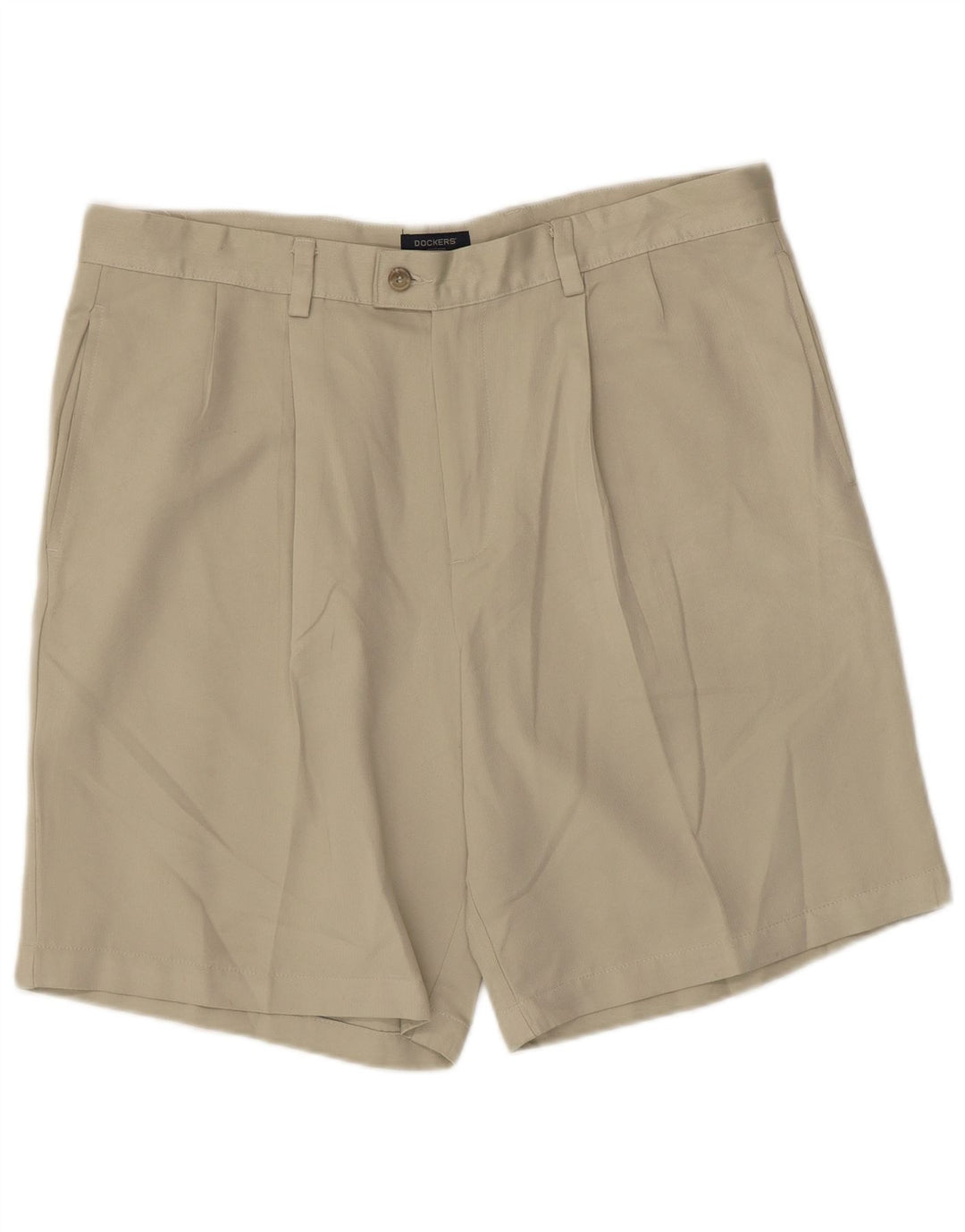 Pantaloni scurți chino pegged pentru bărbați Dockers W36, mari, bej, poliester