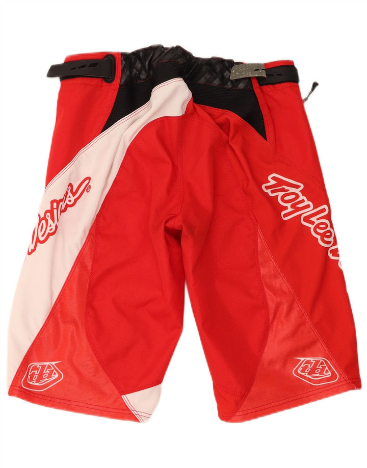 Pantaloni scurți pentru bărbați Troy Lee Designs Motorstyle Graphic Medium W32 Red Colorblock