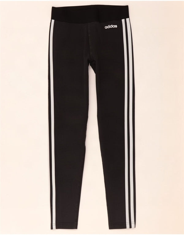 Leggings pentru femei Adidas UK 12/14 bumbac mediu negru
