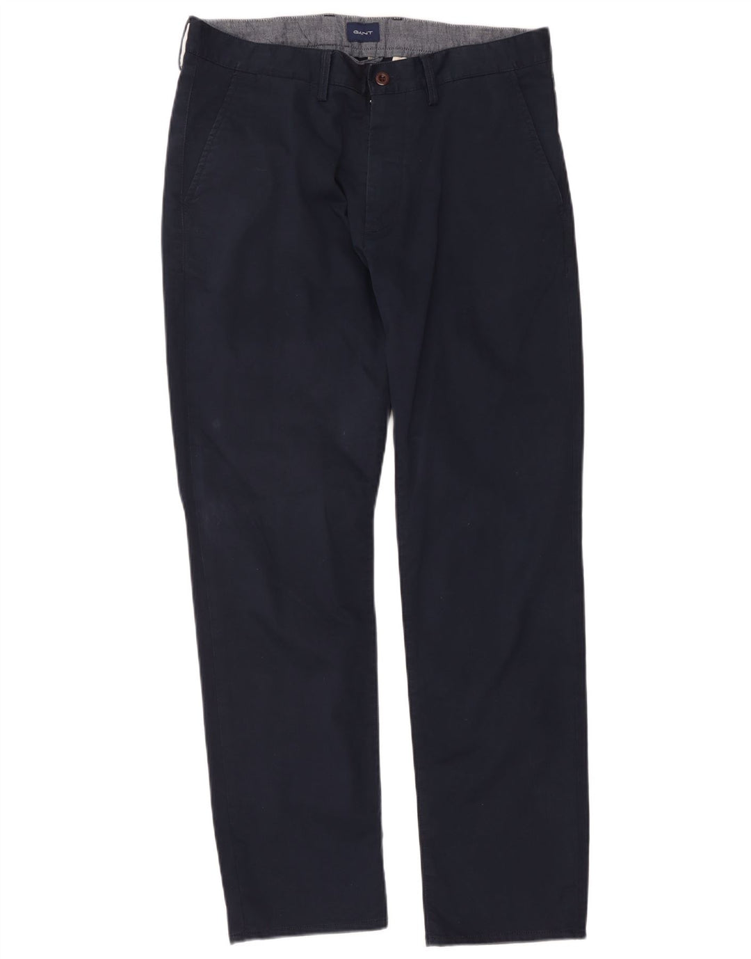 Pantaloni chino obișnuiți pentru bărbați Gant L36 L31 bleumarin
