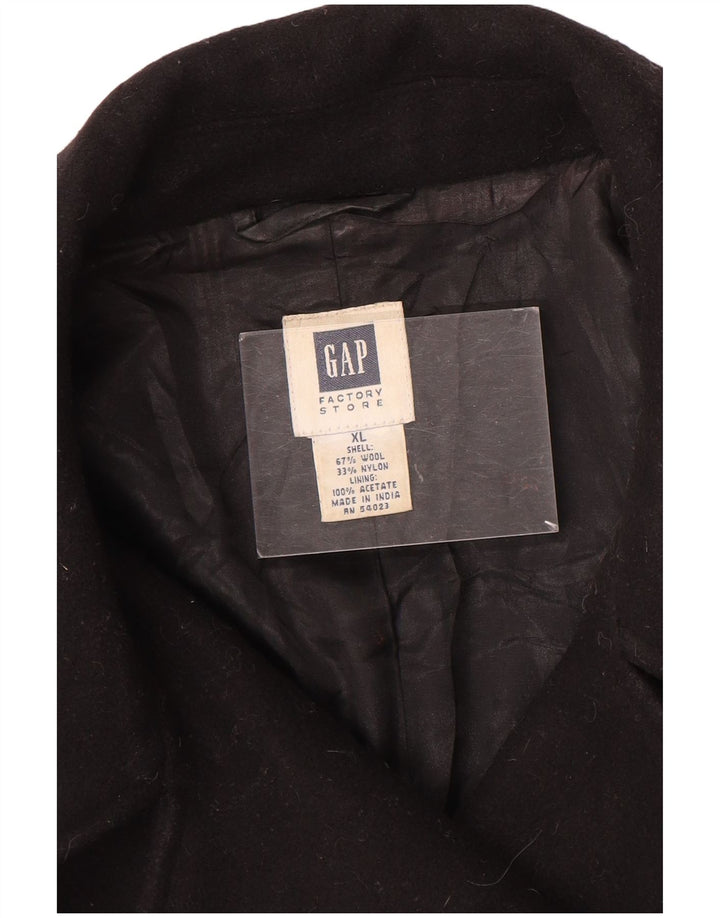 Palton pentru femei Gap UK 18 XL Lână neagră