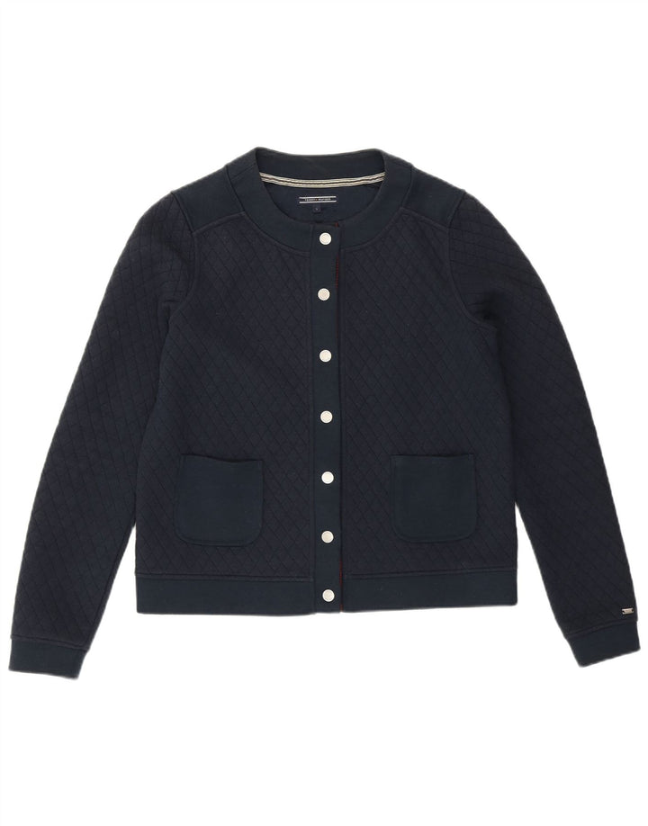 TOMMY HILFIGER Top cardigan lung pentru femei UK 10 Mic Bleumarin