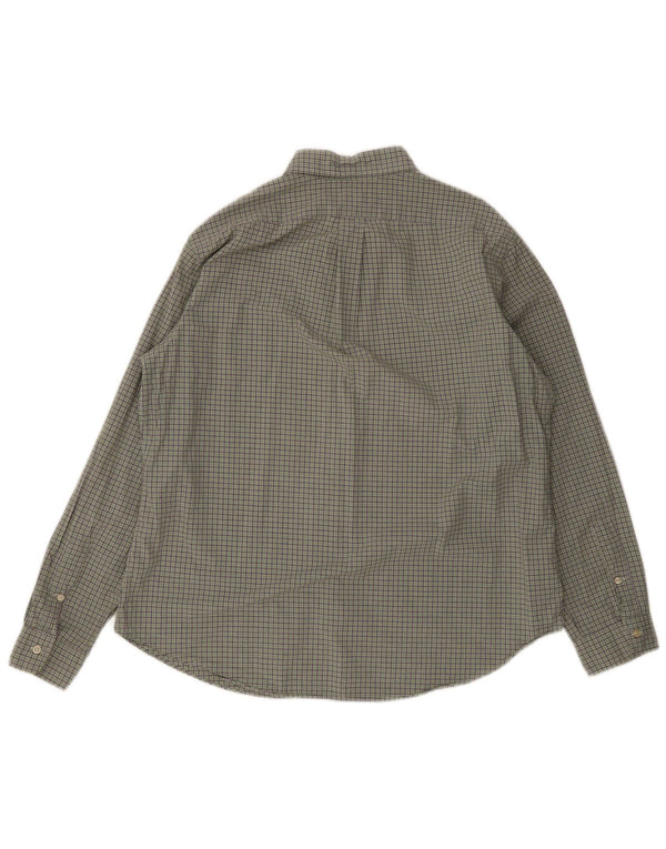 Cămașă personalizată pentru bărbați Ralph Lauren XL, bumbac carouri verde