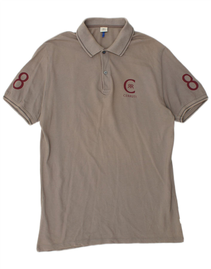 CERRUTI 1881 Tricou polo pentru bărbați, mare, gri, bumbac
