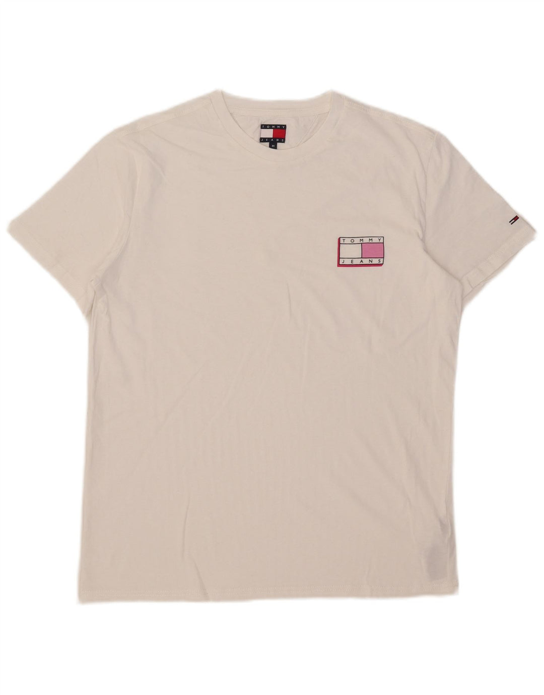Tricou Tommy Hilfiger pentru bărbați Top Medium White Bumbac