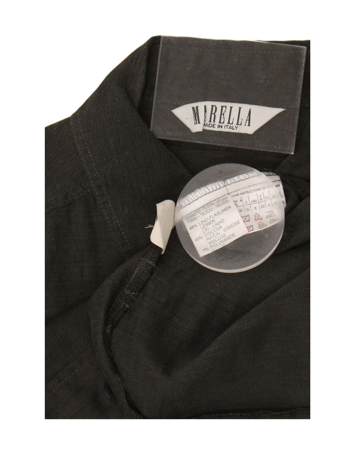Cămașă Marella pentru femei UK 8 Small Khaki Linen