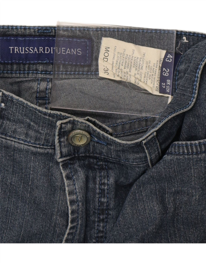 TRUSSARDI Blugi Drepți Femei L27 L29 Bumbac Albastru